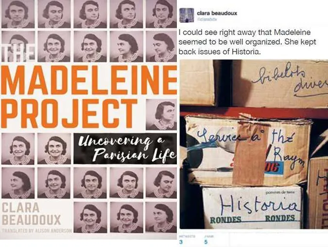 bookblast diary review madeleine project uncovering a parisian life bookblast diary