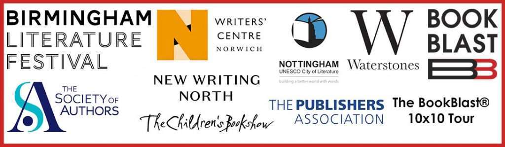 BookBlast Waterstones 10x10 Tour Full Books Listings News Archive 47 bookblast 10x10 tour partners banner logo