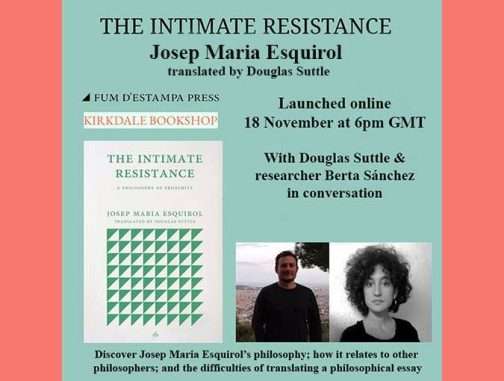 bookblast review the intimate resistance josep maria equirol