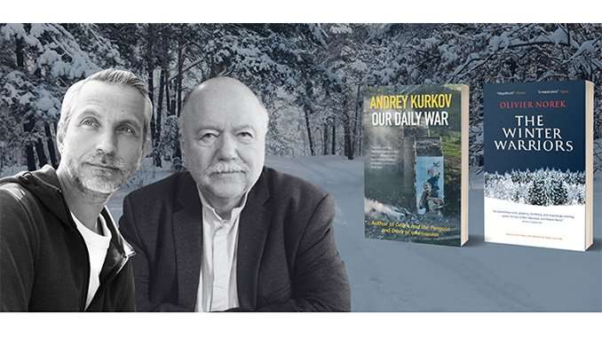Olivier Norek in conversation with Andrey Kurkov IFRU UK BookBlast News